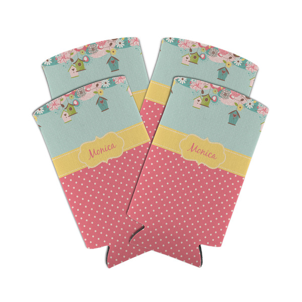 Easter Birdhouses 12oz Tall Can Sleeve - Set of 4 - MAIN