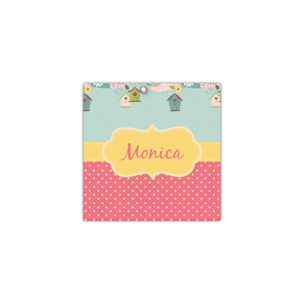 Easter Birdhouses 12x12 - Canvas Print - Front View