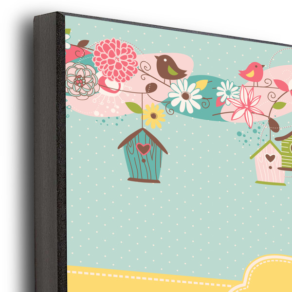 Easter Birdhouses 12x12 Wood Print - Closeup