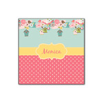 Easter Birdhouses Wood Print - 12x12 (Personalized)