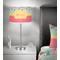 Easter Birdhouses 13 inch drum lamp shade - in room
