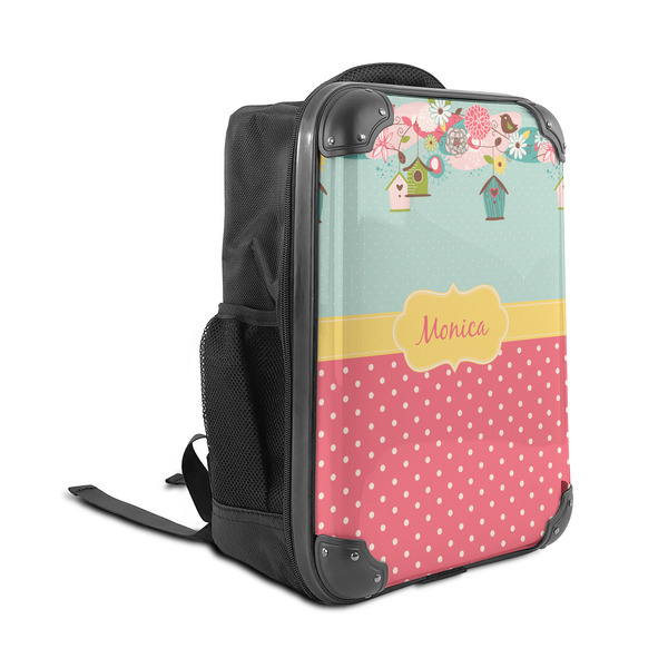 Easter Birdhouses 15" Backpack - ANGLE VIEW