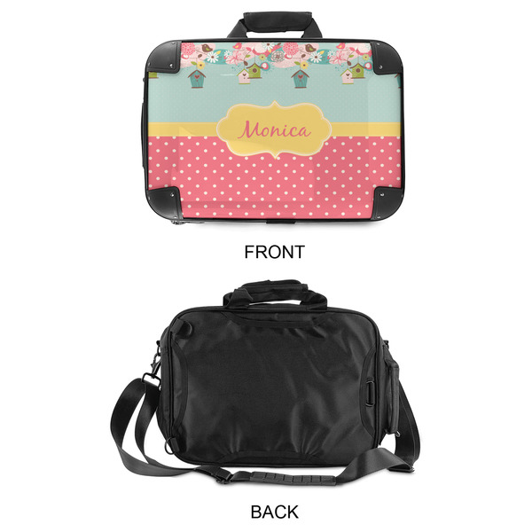 Easter Birdhouses 15" Hard Shell Briefcase - APPROVAL