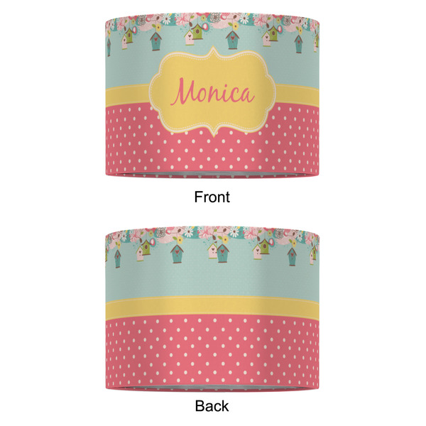 Easter Birdhouses 16" Drum Lampshade - APPROVAL (Fabric)