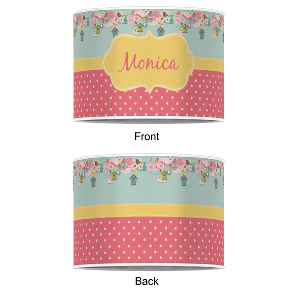 Easter Birdhouses 16" Drum Lampshade - APPROVAL (Poly Film)