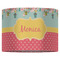 Easter Birdhouses 16" Drum Lampshade - FRONT (Fabric)