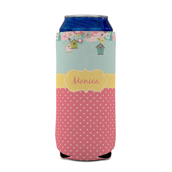 Easter Birdhouses 16oz Can Sleeve - FRONT (on can)
