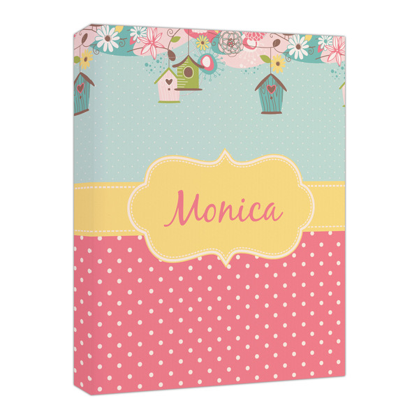 Custom Easter Birdhouses Canvas Print - 16x20 (Personalized)