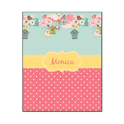 Easter Birdhouses Wood Print - 16x20 (Personalized)