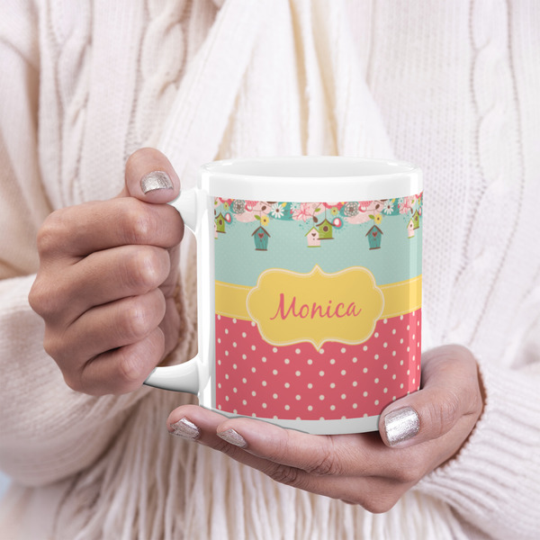 Easter Birdhouses 20oz Coffee Mug - LIFESTYLE