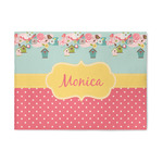 Easter Birdhouses Area Rug (Personalized)