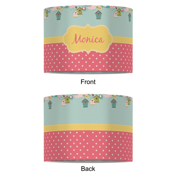Easter Birdhouses 8" Drum Lampshade - APPROVAL (Fabric)