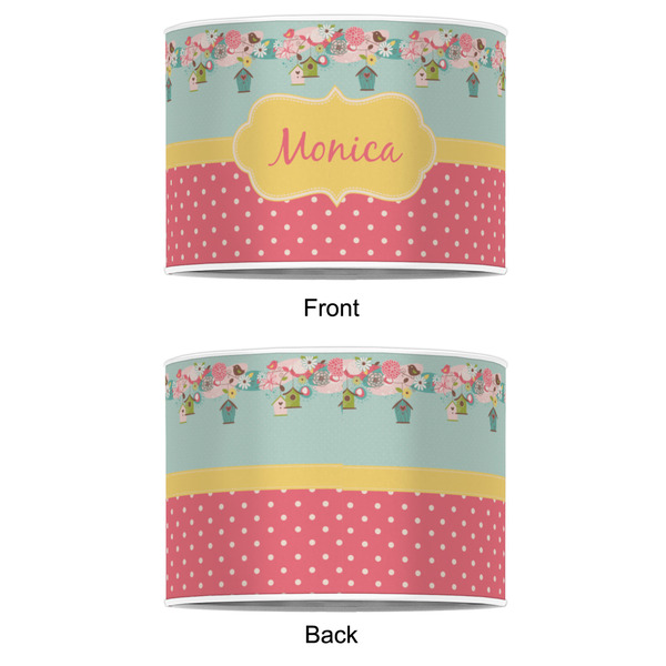 Easter Birdhouses 8" Drum Lampshade - APPROVAL (Poly Film)