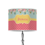 Easter Birdhouses 8" Drum Lamp Shade - Poly-film (Personalized)