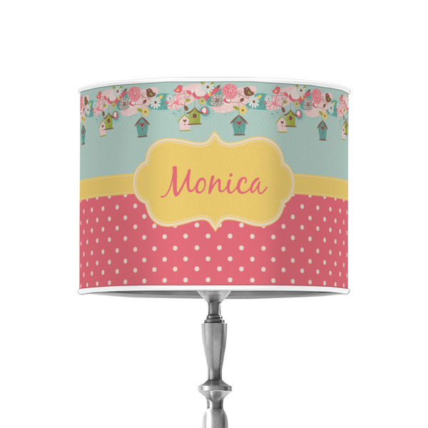 Custom Easter Birdhouses 8" Drum Lamp Shade - Poly-film (Personalized)