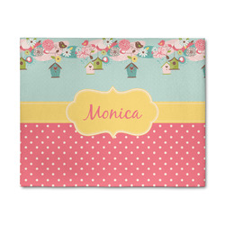 Easter Birdhouses 8' x 10' Patio Rug (Personalized)