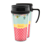 Easter Birdhouses Acrylic Travel Mug (Personalized)