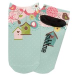 Easter Birdhouses Adult Ankle Socks (Personalized)