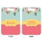 Easter Birdhouses Aluminum Luggage Tag (Front + Back)