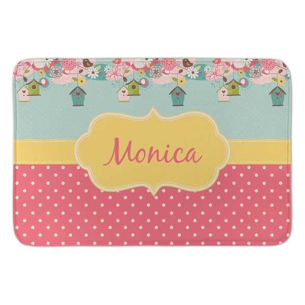 Custom Easter Birdhouses Anti-Fatigue Kitchen Mat (Personalized)