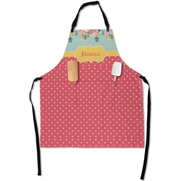 Easter Birdhouses Apron - Flat with Props (MAIN)