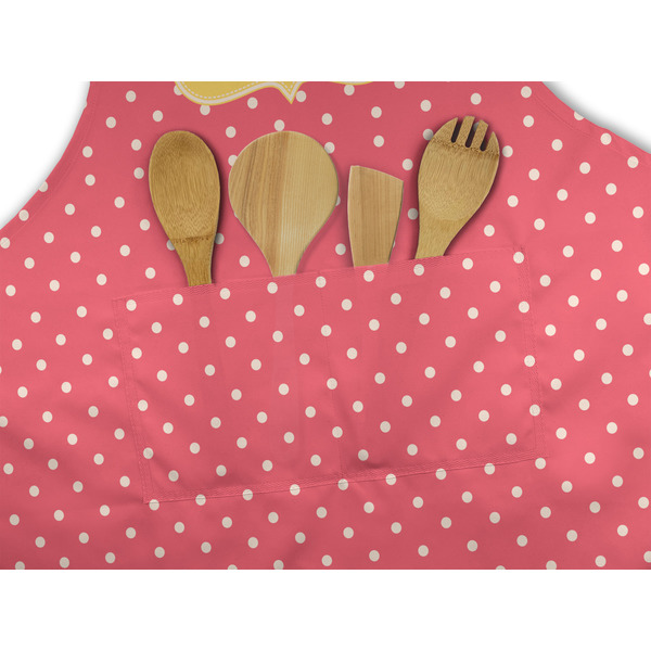 Easter Birdhouses Apron - Pocket Detail with Props