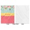 Easter Birdhouses Baby Blanket (Single Side - Printed Front, White Back)