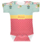 Easter Birdhouses Baby Bodysuit 0-3 (Personalized)