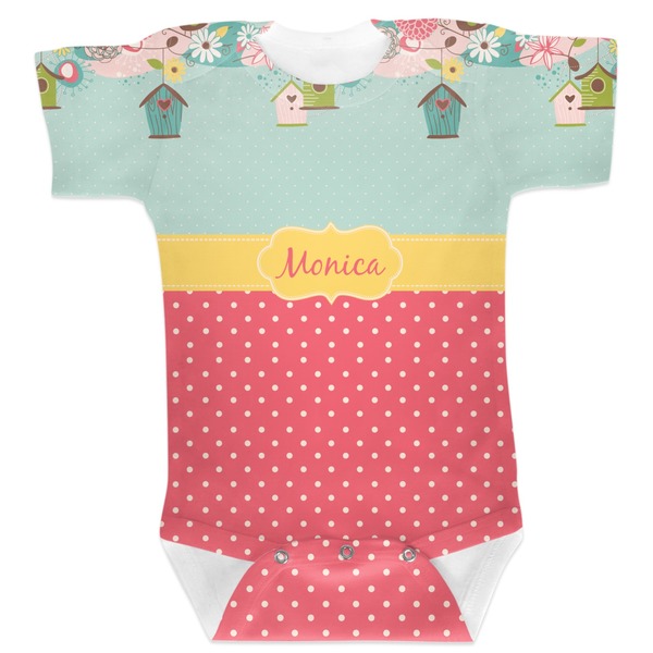 Custom Easter Birdhouses Baby Bodysuit (Personalized)