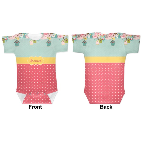 Easter Birdhouses Baby Bodysuit Approval