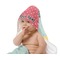 Easter Birdhouses Baby Hooded Towel on Child