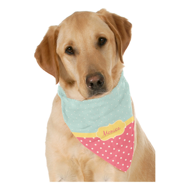 Custom Easter Birdhouses Dog Bandana Scarf w/ Name or Text