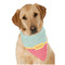 Easter Birdhouses Dog Bandana Scarf w/ Name or Text