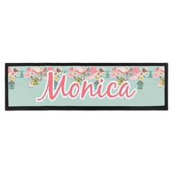 Easter Birdhouses Bar Mat - Large (Personalized)