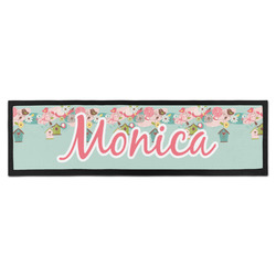 Easter Birdhouses Bar Mat (Personalized)
