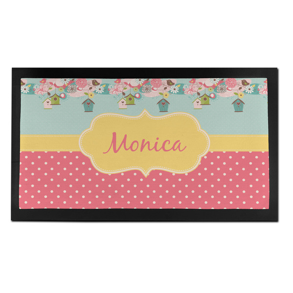 Custom Easter Birdhouses Bar Mat - Small (Personalized)
