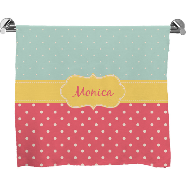 Custom Easter Birdhouses Bath Towel (Personalized)