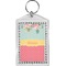 Easter Birdhouses Bling Keychain (Personalized)