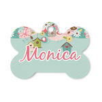 Easter Birdhouses Bone Shaped Dog ID Tag - Small (Personalized)