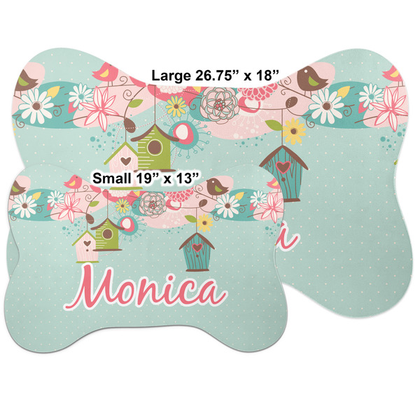 Easter Birdhouses Bone Shaped Mat Comparison