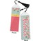 Easter Birdhouses Bookmark with tassel - Front and Back