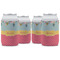 Easter Birdhouses Can Cooler (12 oz) - Set of 4 w/ Name or Text