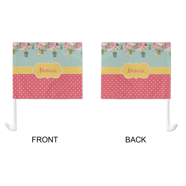 Easter Birdhouses Car Flag - Large - APPROVAL