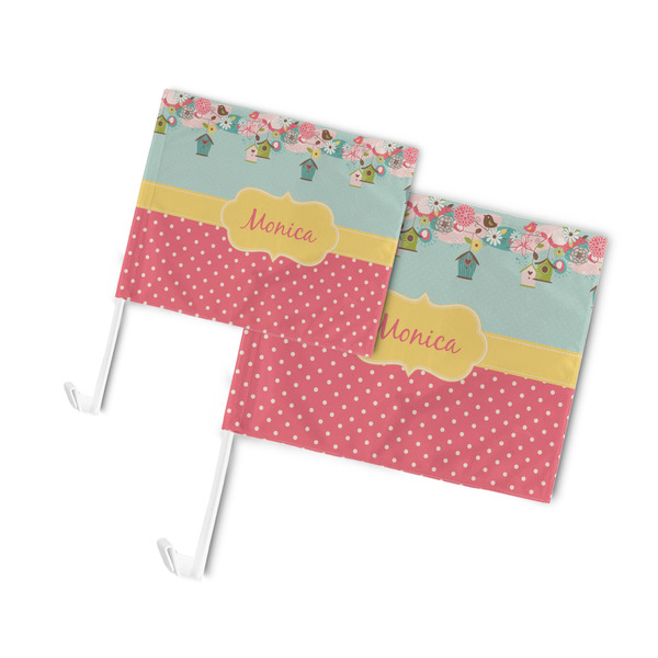 Easter Birdhouses Car Flags - PARENT MAIN (both sizes)