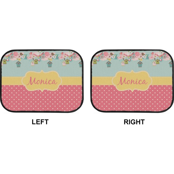 Easter Birdhouses Car Floor Mats (Back Seat) (Approval)