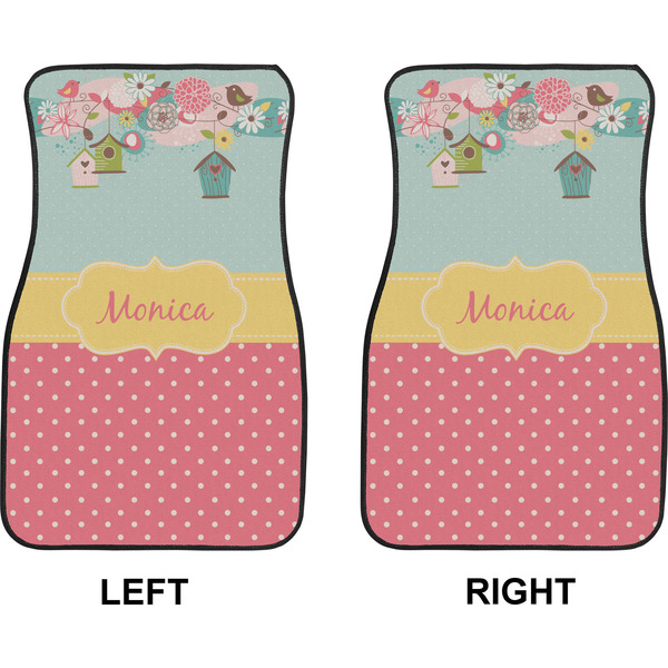 Easter Birdhouses Car Mat Front - Approval