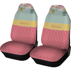 Easter Birdhouses Car Seat Covers (Set of Two) (Personalized)
