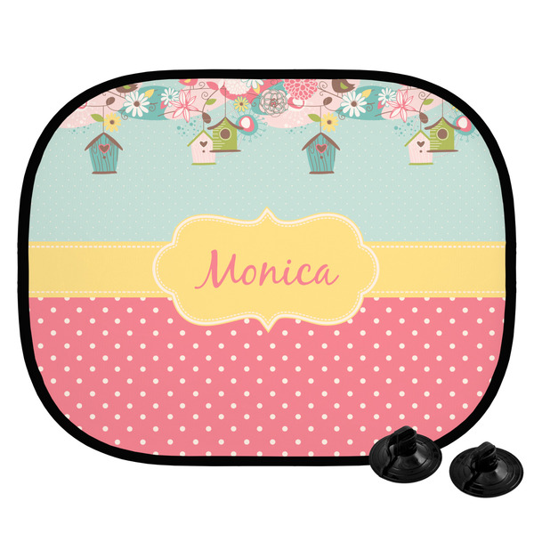 Custom Easter Birdhouses Car Side Window Sun Shade (Personalized)