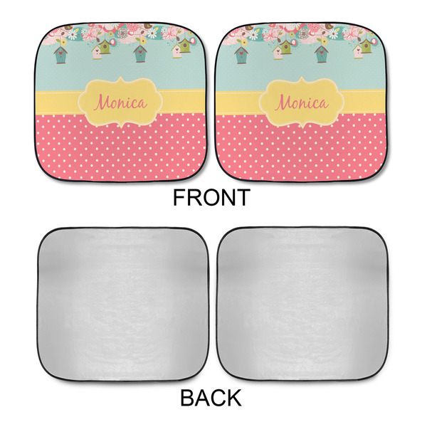 Easter Birdhouses Car Sun Shades - APPROVAL