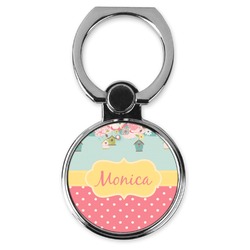 Easter Birdhouses Cell Phone Ring Stand & Holder (Personalized)